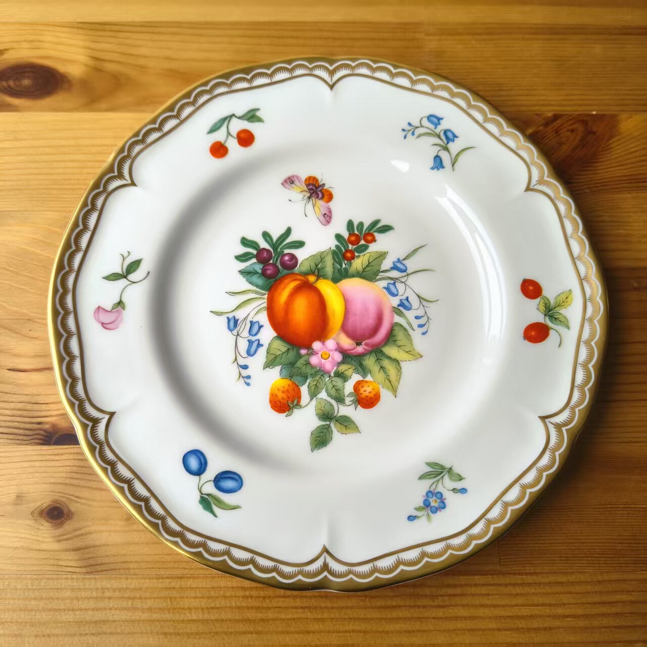 Royal Worcester 皇家伍斯特 1811年为摄政王创作的收藏盘 摆件碟