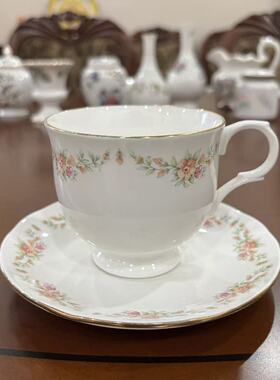 Sadler 萨德勒英国中古收藏花卉咖啡杯 Garland 花环系列下午茶杯
