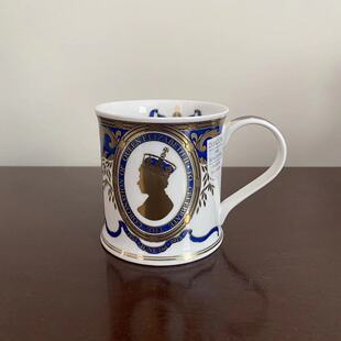 Dunoon 丹侬2013年英国女王登基60周年庆典限量马克杯 纪念收藏杯