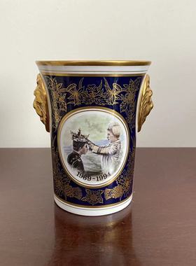 Sutherland 萨瑟兰 1991年英国查尔斯王子周年纪念杯限量双耳狮杯