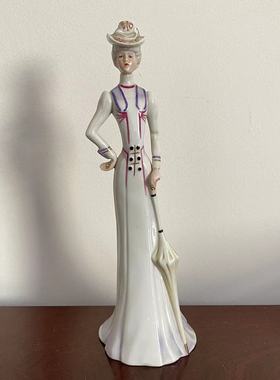 Epoca 葡萄牙 西洋美人瓷摆件 Portugal 中古人物瓷偶 贵妇瓷娃娃
