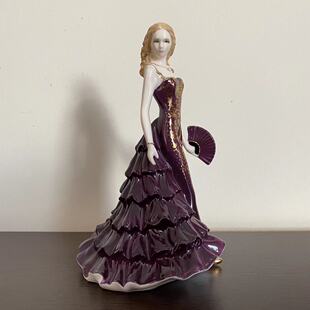 2005 Royal Worcester 皇家伍斯特 手工限量描金美人瓷偶 Abigail