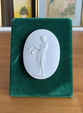 法国塞弗尔 素瓷版画 Sèvres 塞弗勒 绝版收藏西洋人物浮雕瓷板