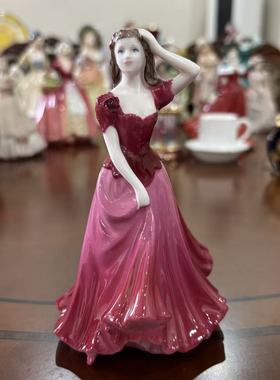 COALPORT 科尔波特 1997年产 手绘美人瓷偶 玄关装饰摆件瓷娃娃