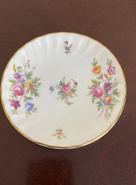 Minton 明顿 原盒 Marlow 骨瓷摆件瓷碟 英国玄关装饰收藏盘 圆碟