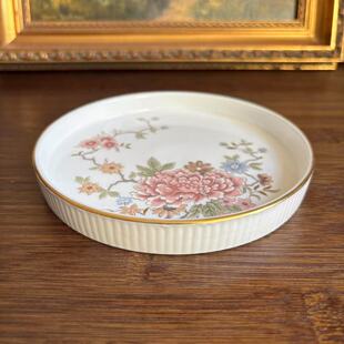 Royal Doulton 皇家道尔顿 1977年 canton 广东描金收藏瓷盘 圆碟