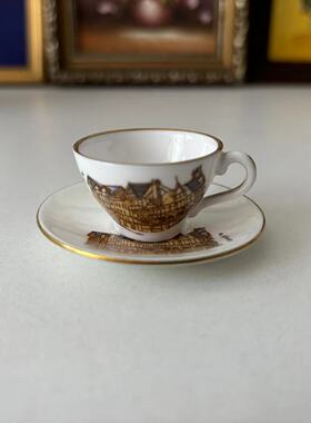 Caverswall 卡弗斯沃尔 Chester 切斯特迷你纹章茶杯 摆件咖啡杯