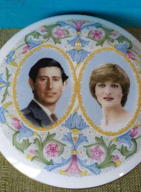 Coalport 科尔波特 1981年英国皇家婚礼纪念罐 戴安娜 限量首饰罐