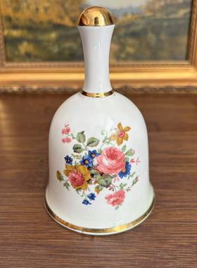 Palissy 英国皇家伍斯特 骨瓷铃铛 餐铃 中古手摇铃 装饰瓷器摆件