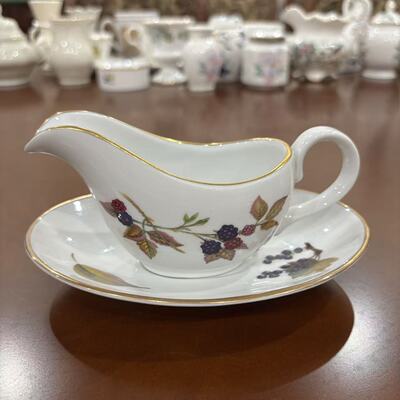 Royal Worcester 皇家伍斯特 水果系列奶缸 酱汁杯沙拉酱壶二件套