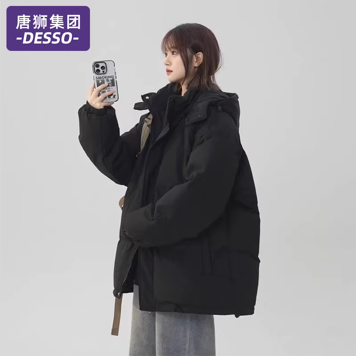 唐狮集团棉服外套女2025冬季新款