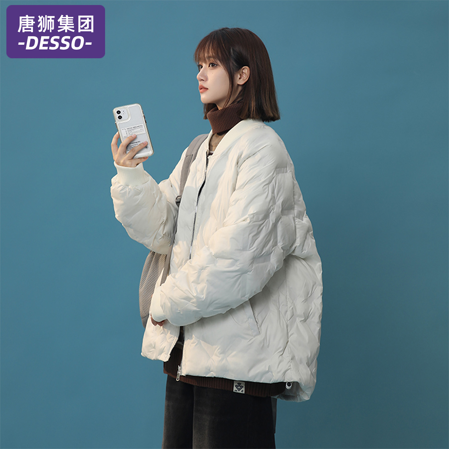 唐狮集团棉服女冬季2025新款宽松