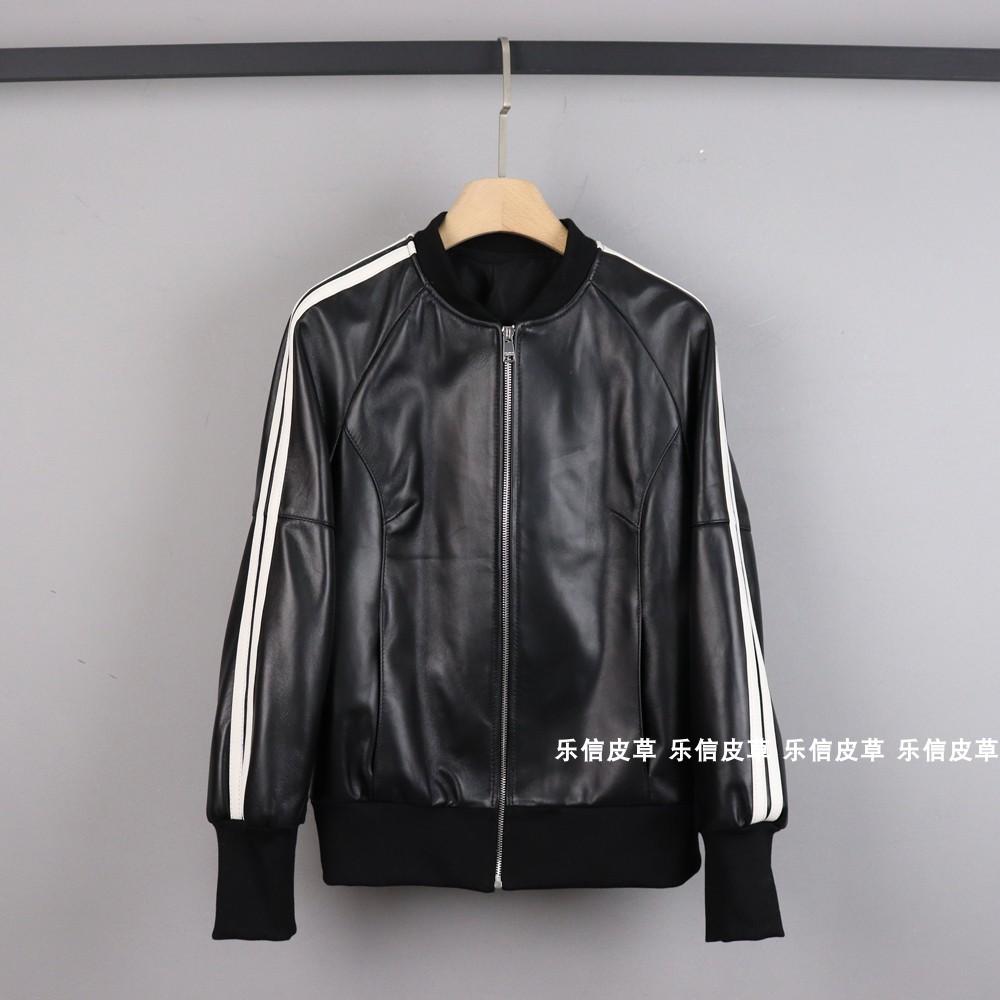 真皮休闲宽松皮衣皮夹克