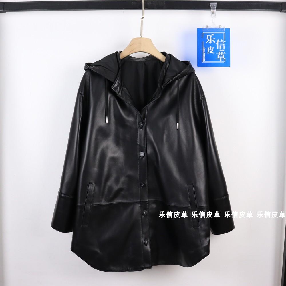 2024新款真皮长袖衬衫