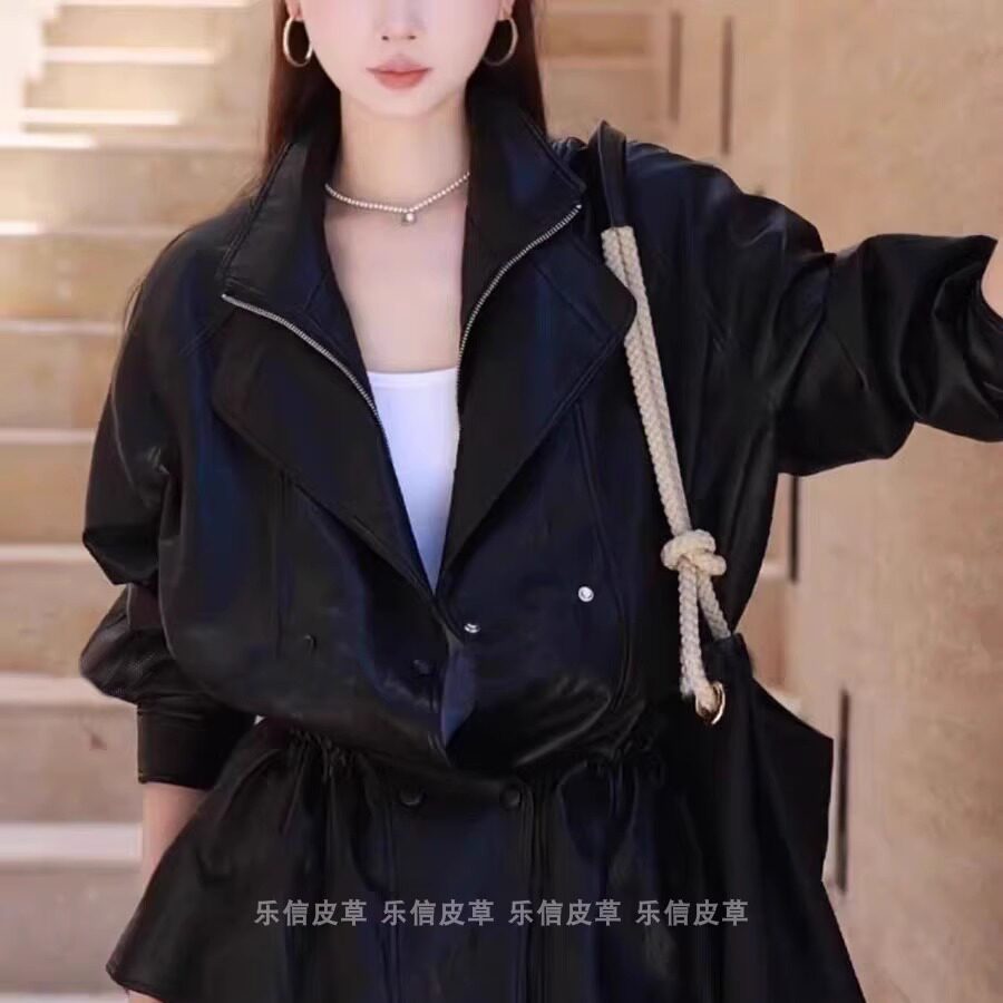 真皮新款皮衣女绵羊皮时尚百搭