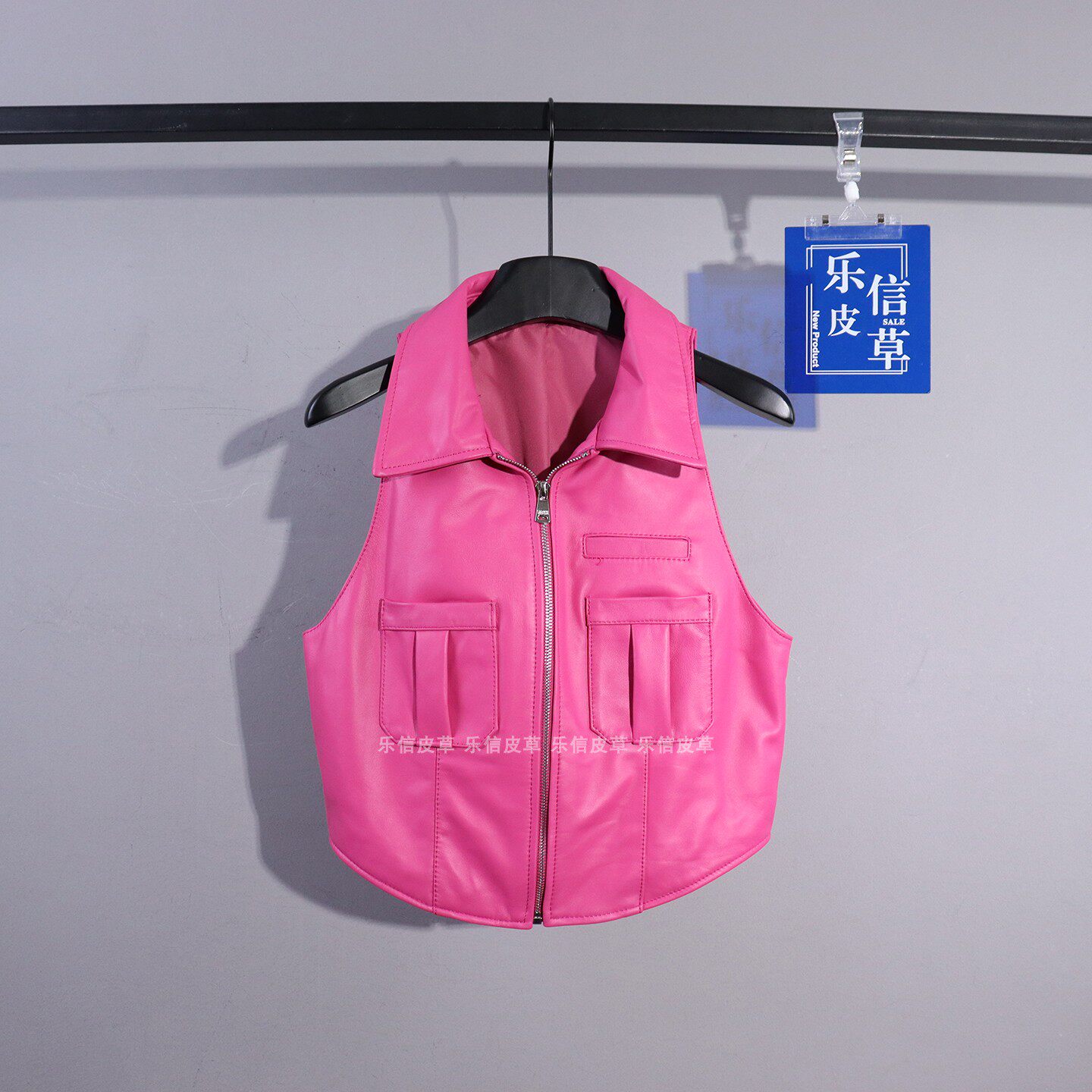 真皮新款马甲女绵羊皮时尚百搭显瘦气质修身短款修身显瘦无袖背心