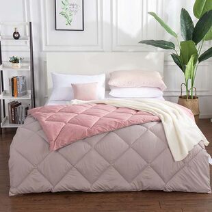 金丝莉羽绒太极被防羽布冬被双人床上用品礼品JB-1112礼盒装定制