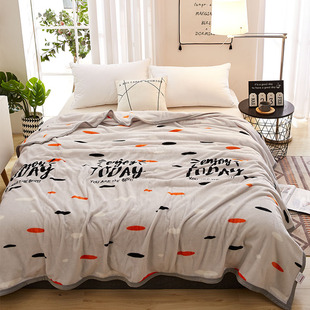 Fris杉杉家纺金貂绒毛毯双人空调盖毯子薄绒毯QFS-18413礼品定制