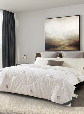 杉杉家纺新西兰羊毛被QFS-31014冬被6斤加厚羊绒被芯保险礼品定制