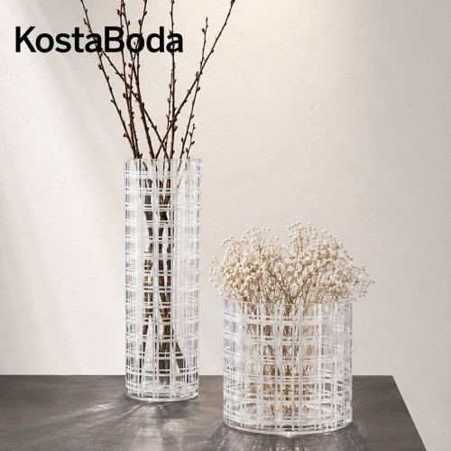 进口kostaboda水晶欧式花瓶