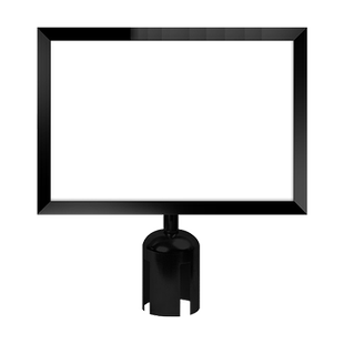 不锈钢立式插牌A4指示牌A3广告牌一米线隔离护栏酒店导向展示牌