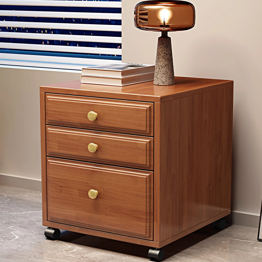 卧室床边三斗柜多功能收纳柜