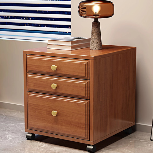 卧室床边三斗柜多功能收纳柜