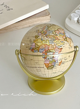 地球仪装饰摆件简约高级软装装饰
