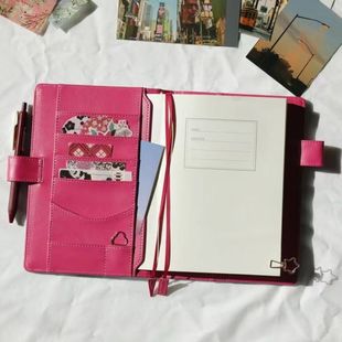 本子手账本25年日程本自填式 时间轴计划本空白笔记本子文艺青年日记本简约计划创意复古女精致中佳一日一页