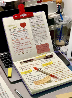 笔记本本子可平摊高颜值本子正方形简约ins风大学生考研阅读摘抄本空白内页方格本大号加厚工作记事本手账本