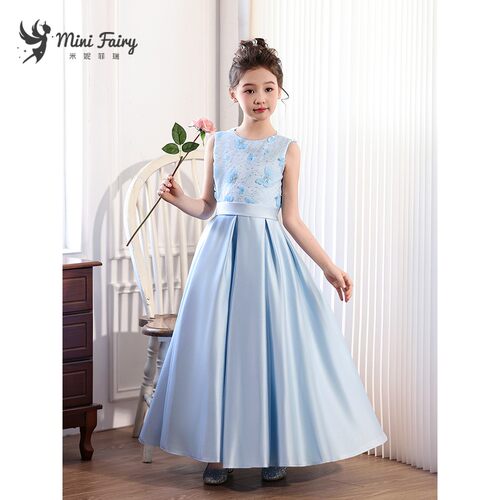 MiniFairy女童天蓝色小提琴服