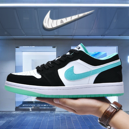 aj男鞋正品官网dunk黑白熊猫aj1低帮low烟灰板鞋空军一号运动女鞋