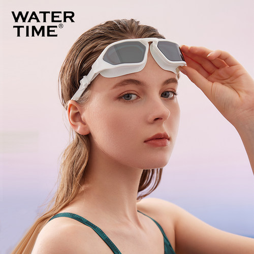 WaterTime泳镜高清防水防雾大框