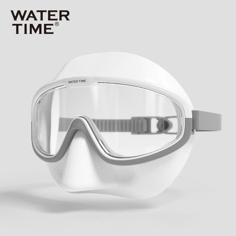 WaterTime潜水镜成人护鼻一体蛙镜防呛水游泳浮潜面具自由潜装备