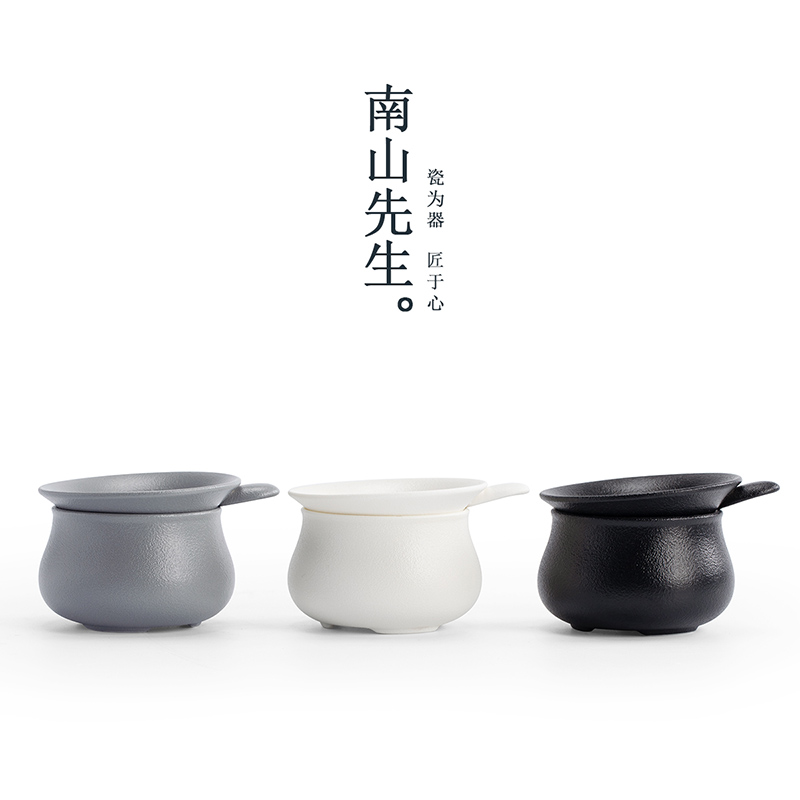 南山先生陶瓷日式过滤器茶具配件