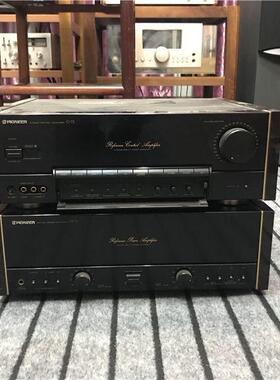 日本进口PIONEER/先锋M-72 C-72旗舰发烧 前后级功放4个独立声道.