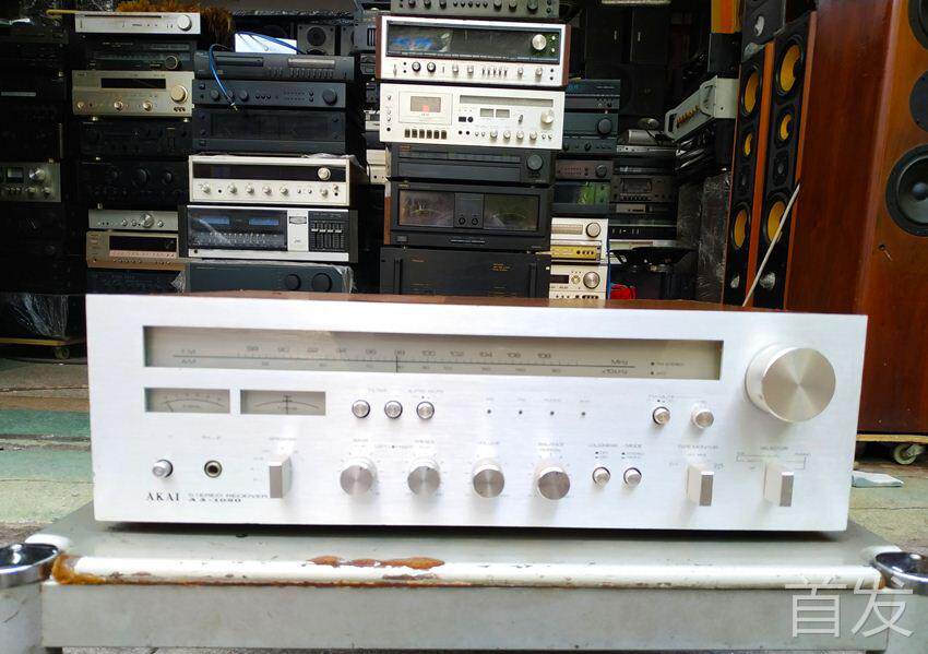 二手进口音响 AKAI/雅佳AA-1050发烧HiFi收音扩 功放机 美版机..
