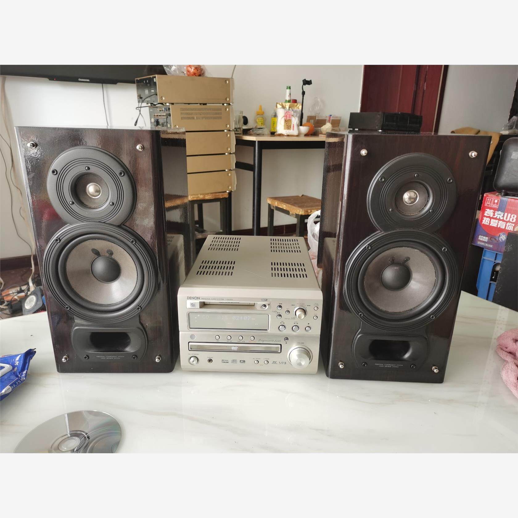 天龙MA5DV主机+天龙250音箱一套，主机原装120v，C