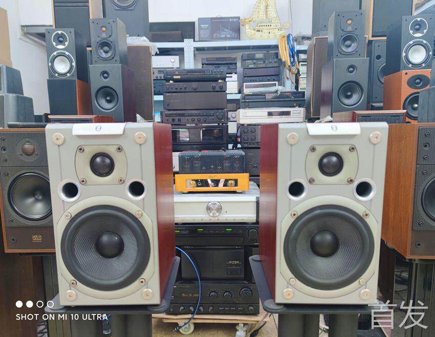 二手进口音响 丹麦北欧声霸 Ki1 发烧HIFI音箱 5寸书架箱..