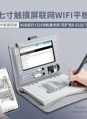 MASTER BEN多功能笔记本定制7寸MP4视频电子智能充电会议记录高档指纹锁密码商务年会礼品套装送客户伴手纪念