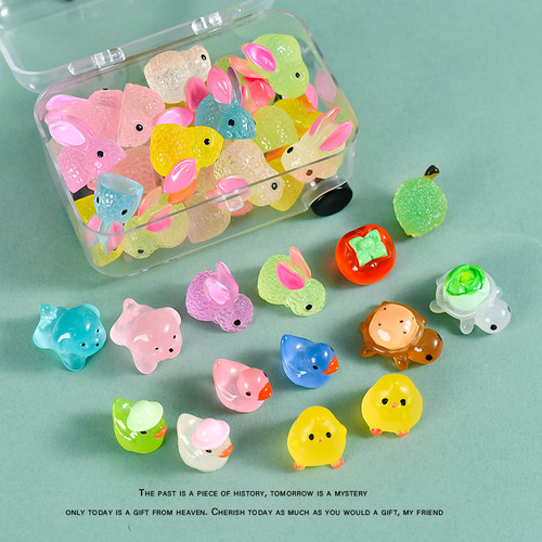 巨可爱仿真迷你夜光小动物