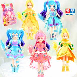 奥迪双钻巴拉拉小魔仙换装人偶女孩娃娃盲盒摆件夏乐彤手办颜可可