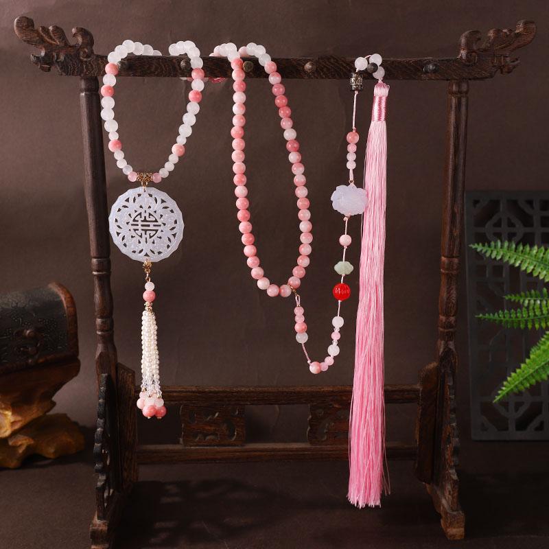 新中式马面裙配饰璎珞项链