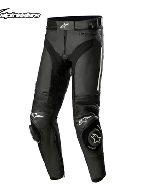 a星骑行裤皮裤missile v3赛道摩托车裤防摔牛皮裤比赛机车裤男