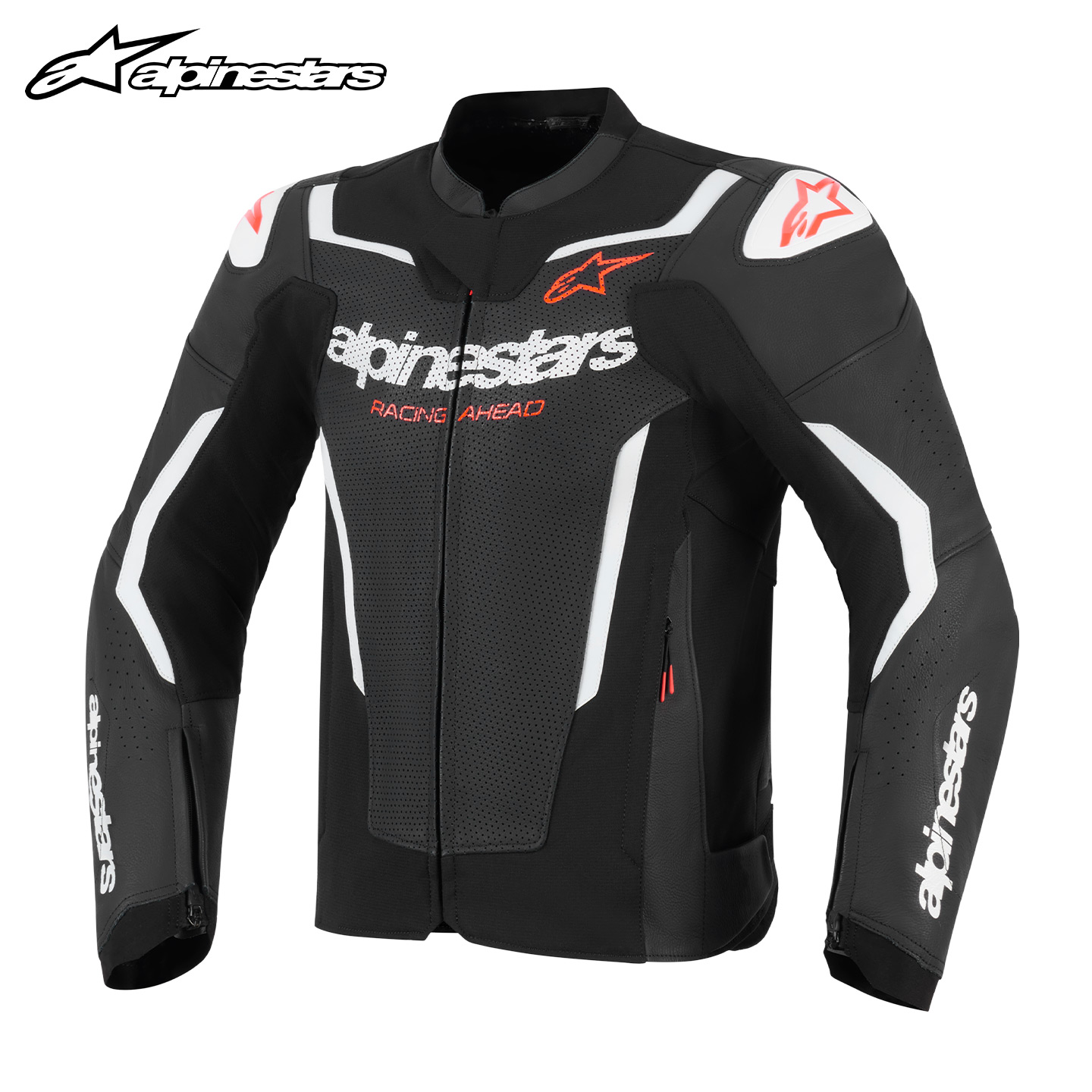 a星牛皮防摔透气机车皮衣