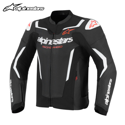 a星牛皮防摔透气机车皮衣