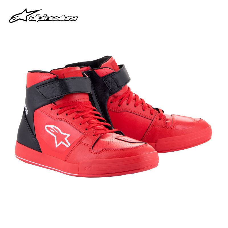 a星骑行靴AXIOM休闲骑行短靴系带防摔骑行鞋摩托车靴机车靴板鞋男