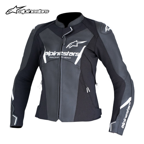 a星防摔女士摩托车皮衣