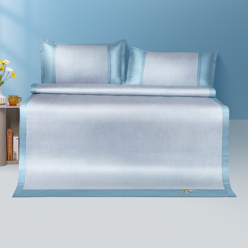 富安娜凉席粗冰丝席 可水洗凉席夏天床席夏季床垫夏凉垫空调席子