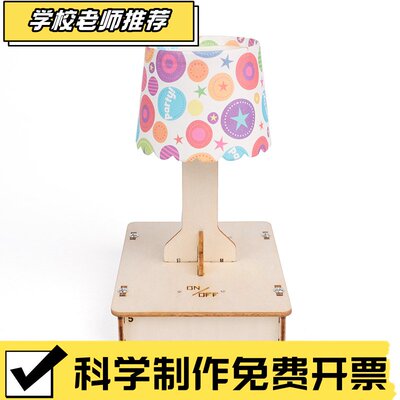 创意触摸台灯diy科技小手工制作材料学生科学小实验创客手工ZZ74